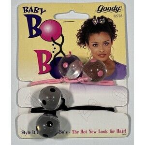 Vintage‎ 90s Goody Baby Bo Bo's Hair Tie Ponytailers NOS Deadstock